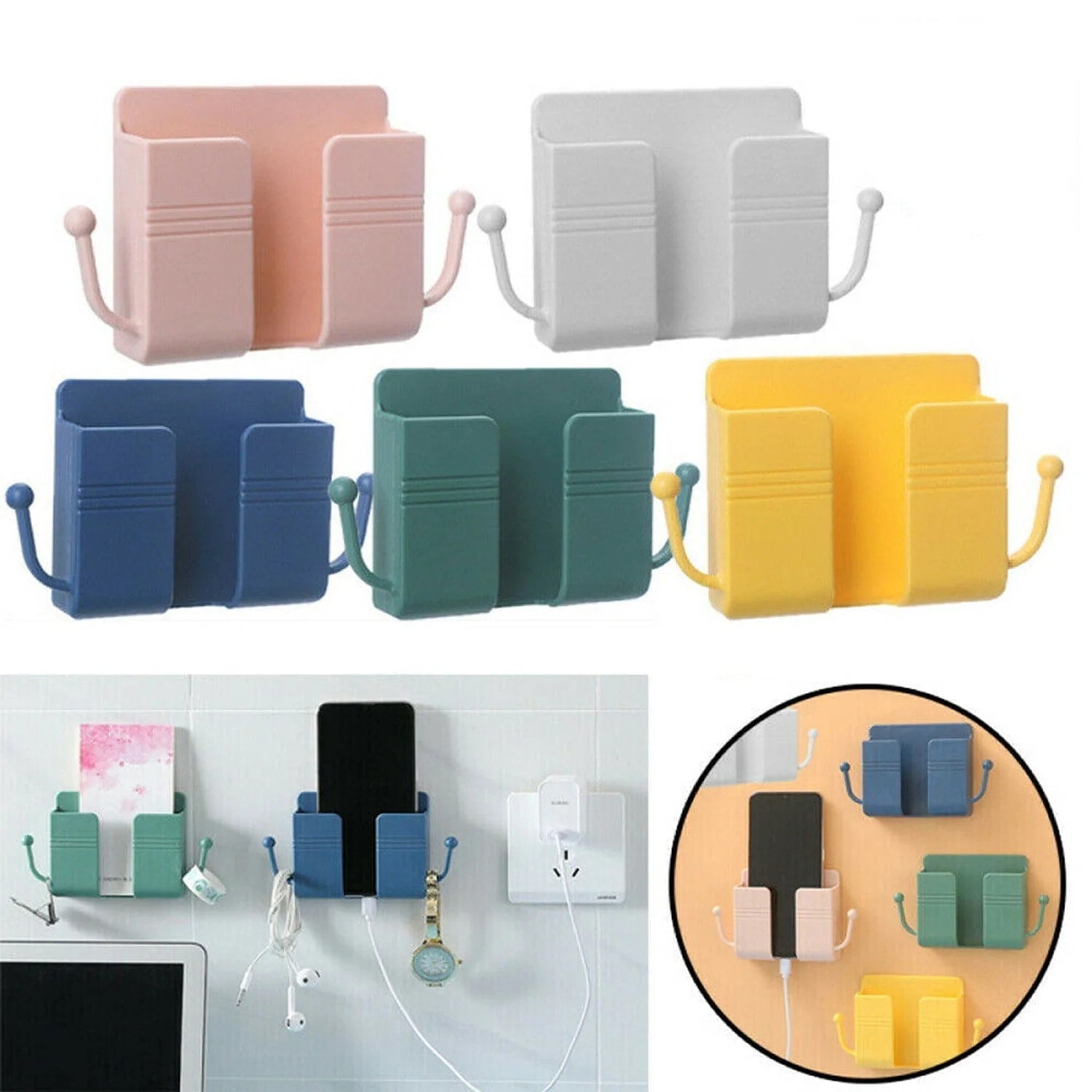 Wall Mount Phone Holder Hook