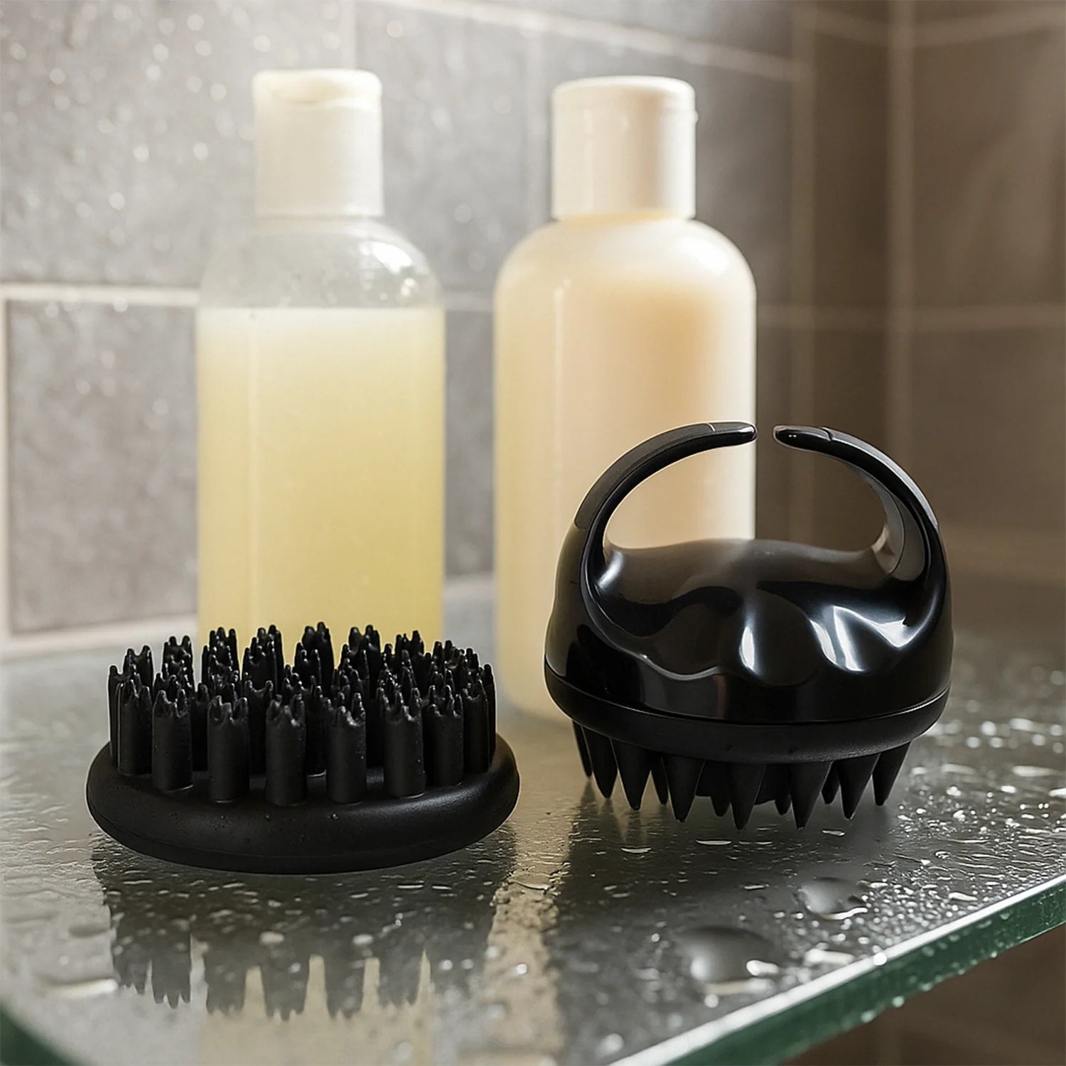 Scalp Massager Shampoo Brush Silicone