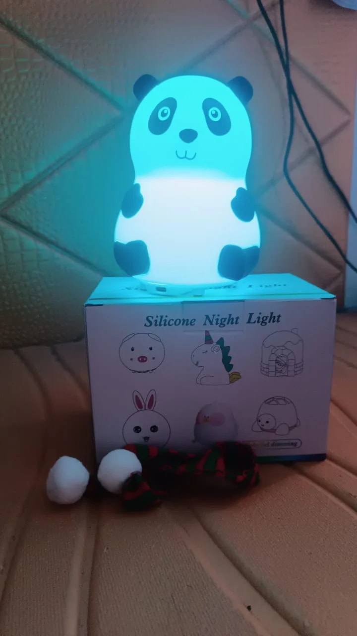 Panda LED Night Lamp Silicone