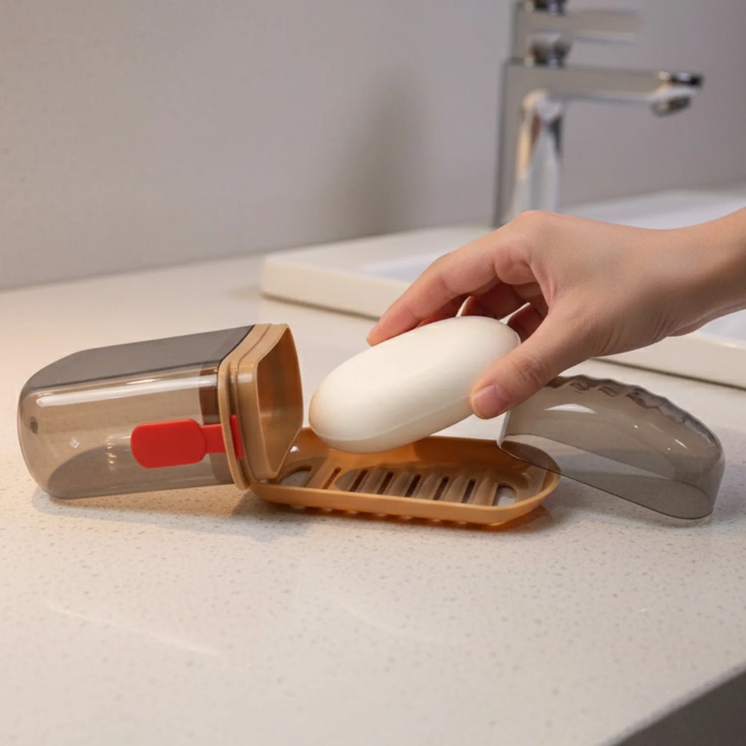 Plastic Soap Box Drain Tray