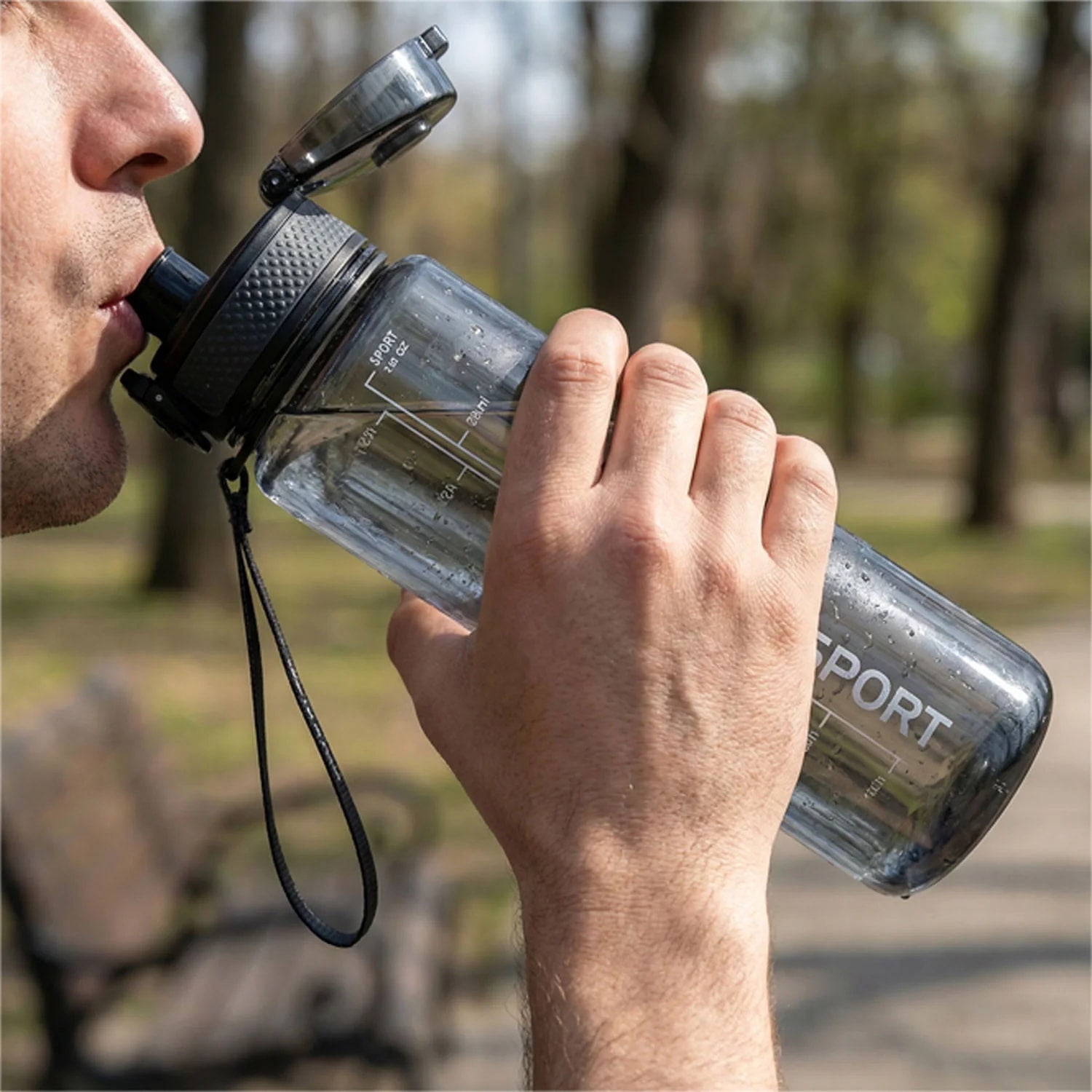 Leakproof Sports Water Bottle 1000ml