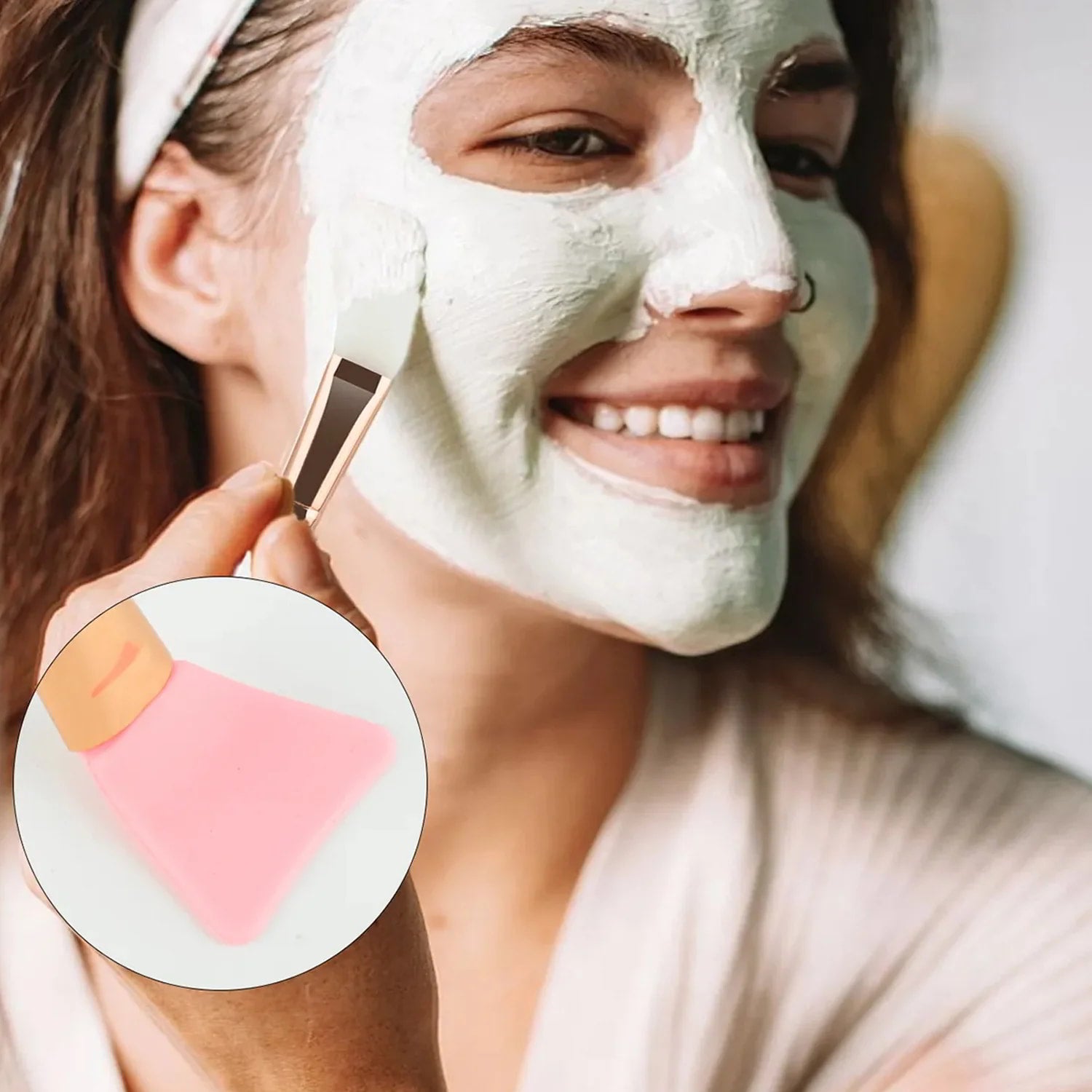 Silicone Face Mask Applicator Brush