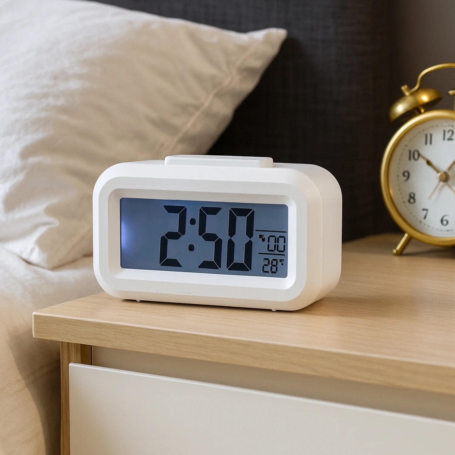 Digital LED Alarm Clock