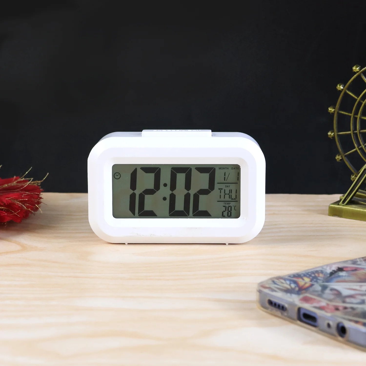 Digital LED Alarm Clock