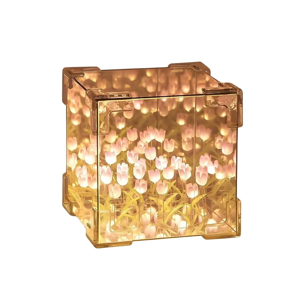 Tulip Flower LED Cube Lamp