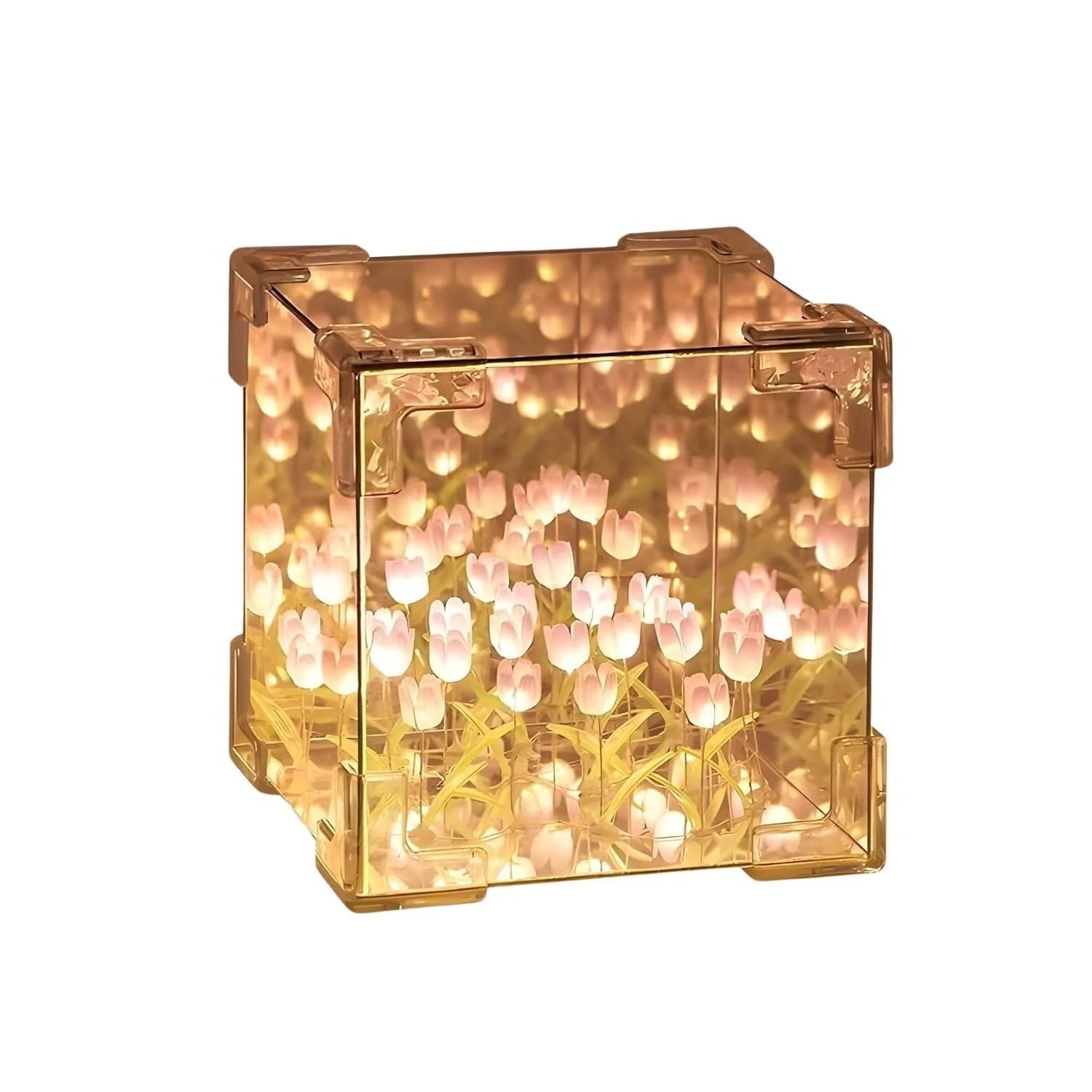 Tulip Flower LED Cube Lamp