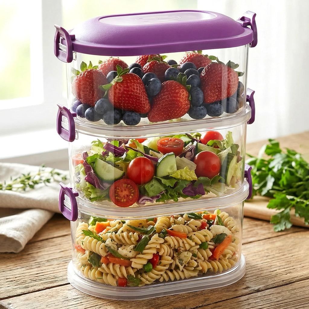 Stackable Airtight Food Storage Containers