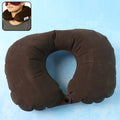 Inflatable U Shaped Travel Neck Pillow