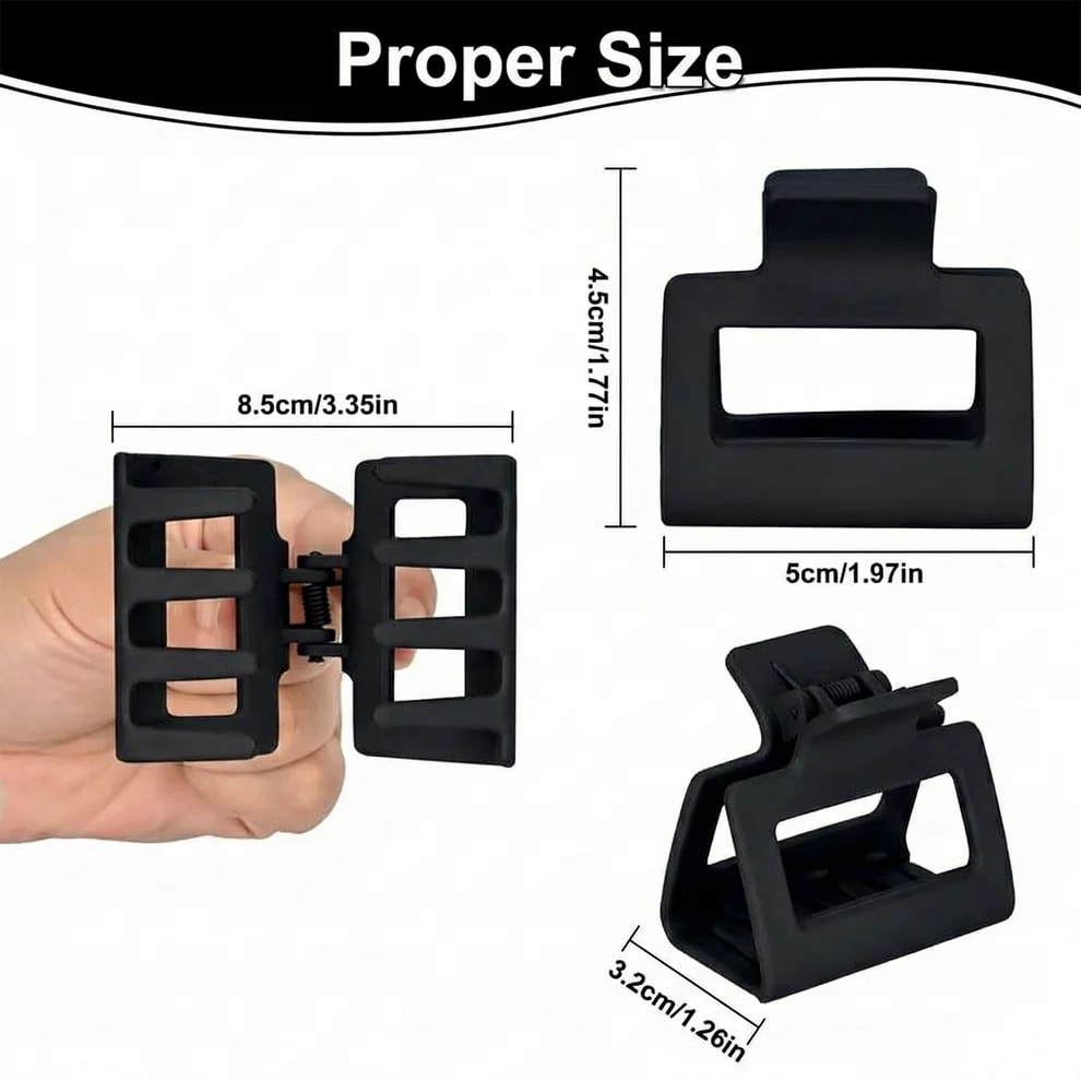 Matte Strong Hold Hair Claw