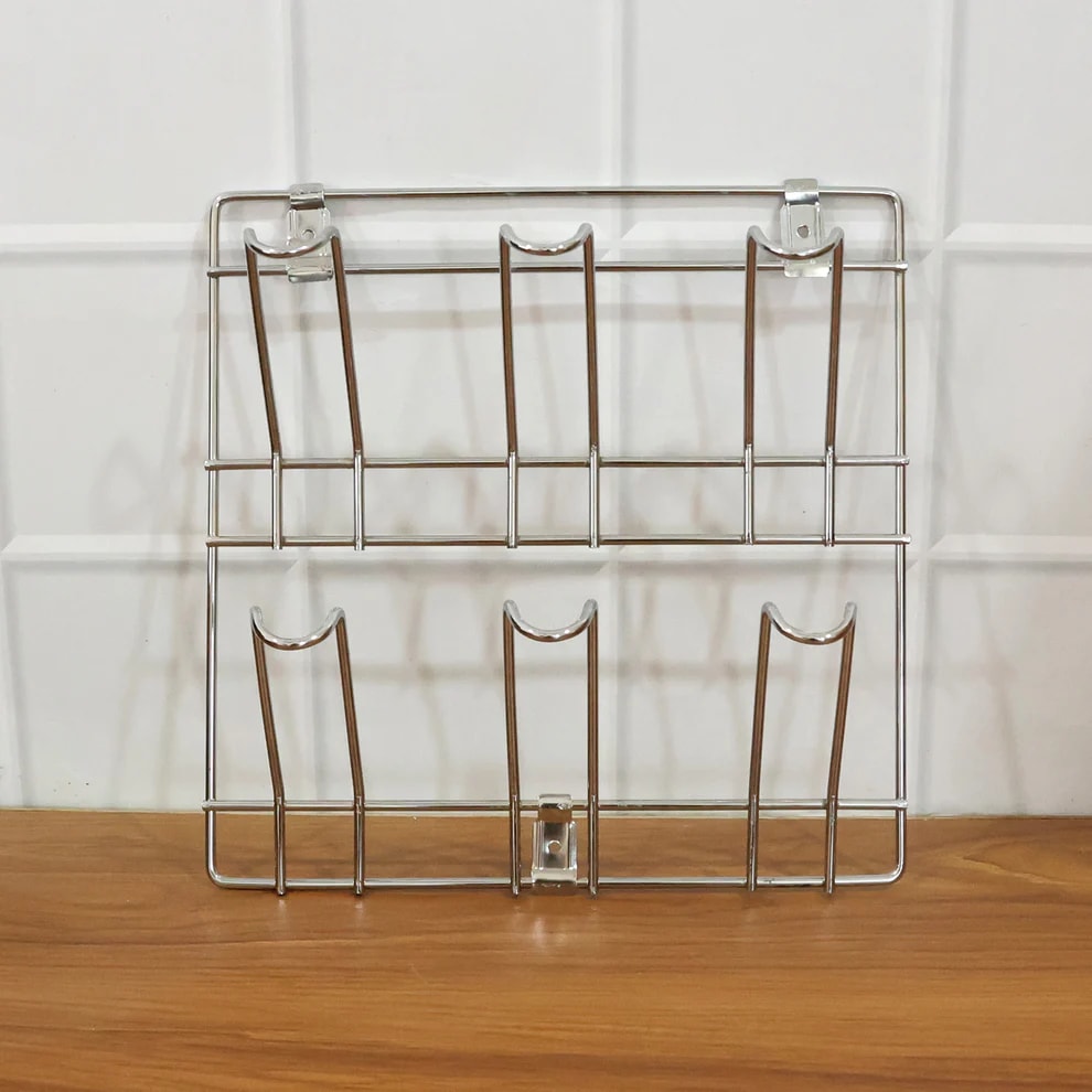 Wall Mounted Stainless Steel Cup Rack