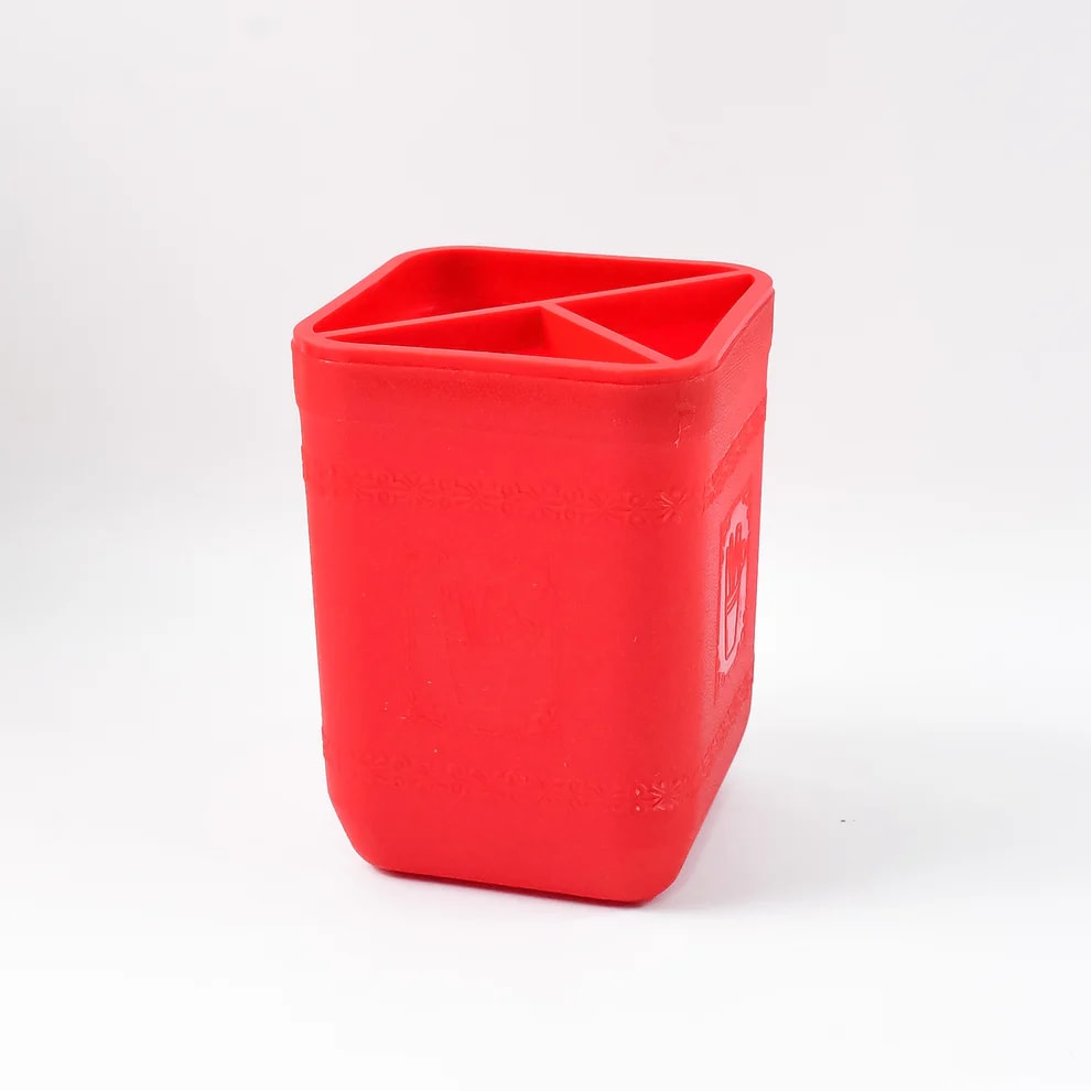 OfficeMate 3 Compartment Pen Stand