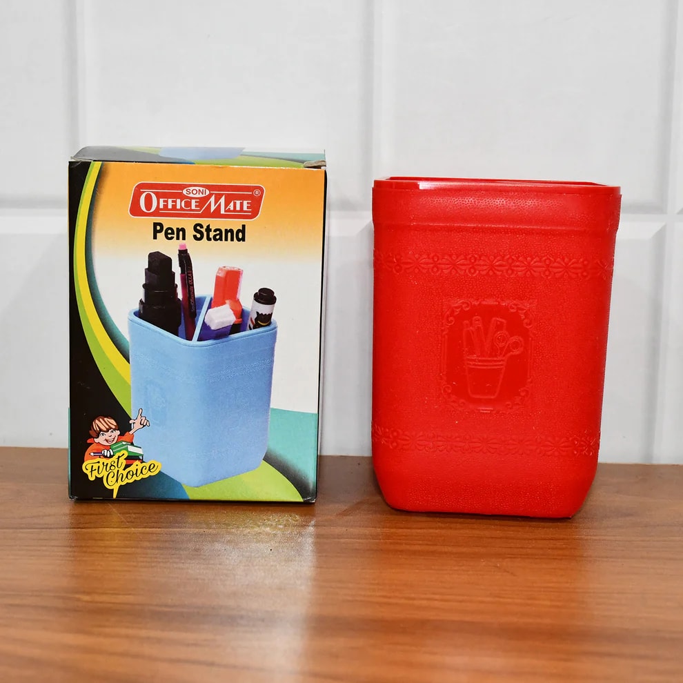 OfficeMate 3 Compartment Pen Stand