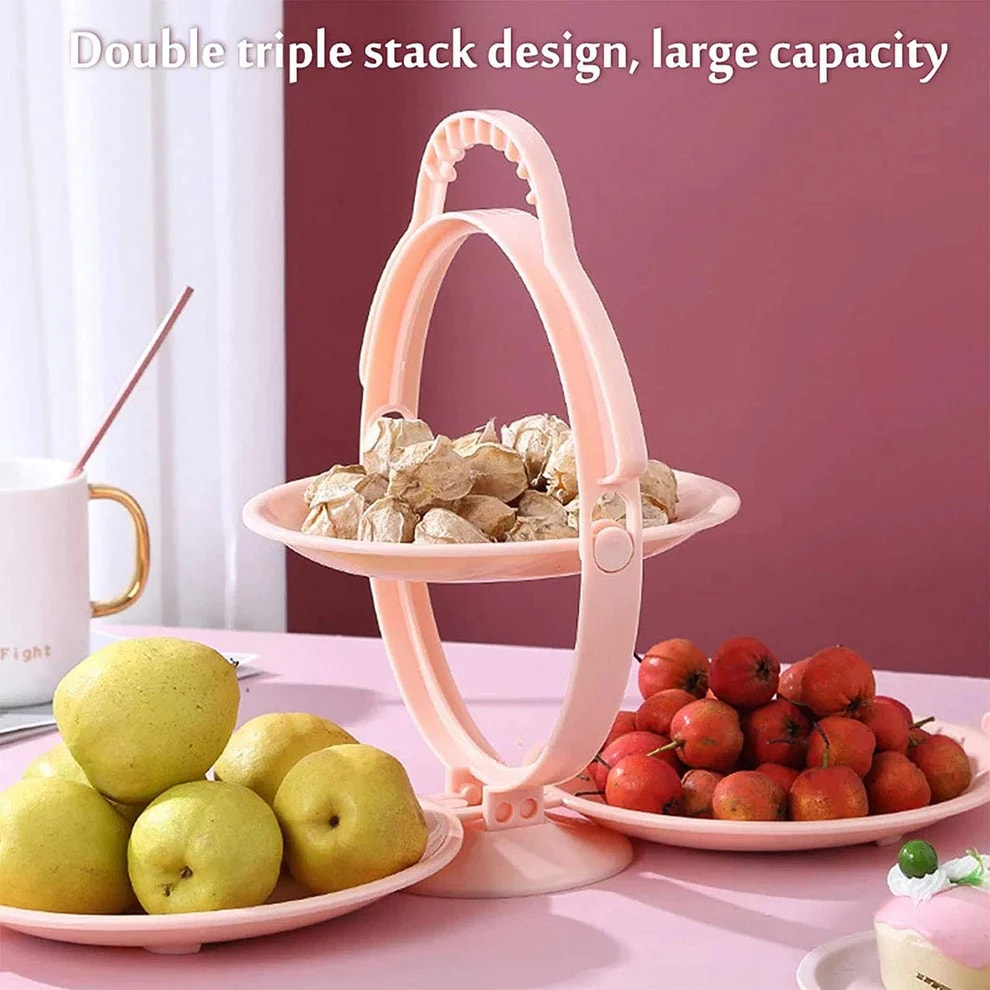 3 Tier Foldable Serving Stand