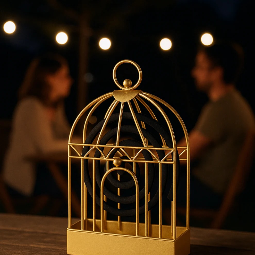 Vintage Iron Mosquito Coil Holder