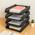 4 Layer Desktop File Rack