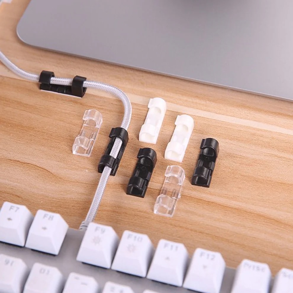 Strong Adhesive Cable Clips Set