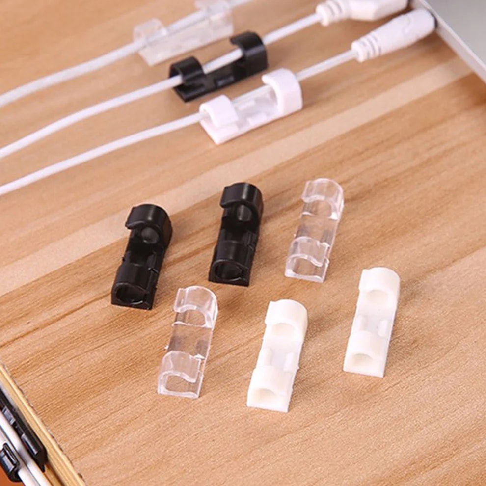 Strong Adhesive Cable Clips Set