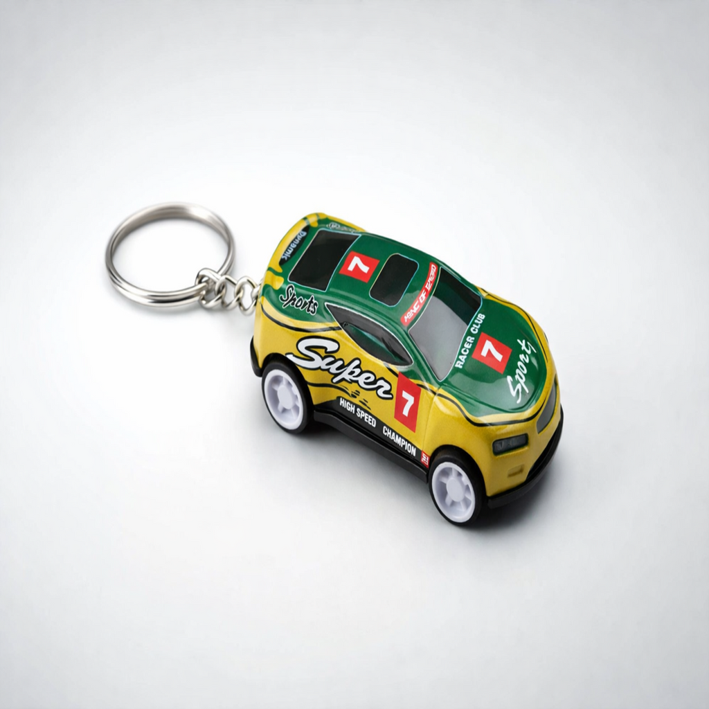 Mini Racing Car Keychain
