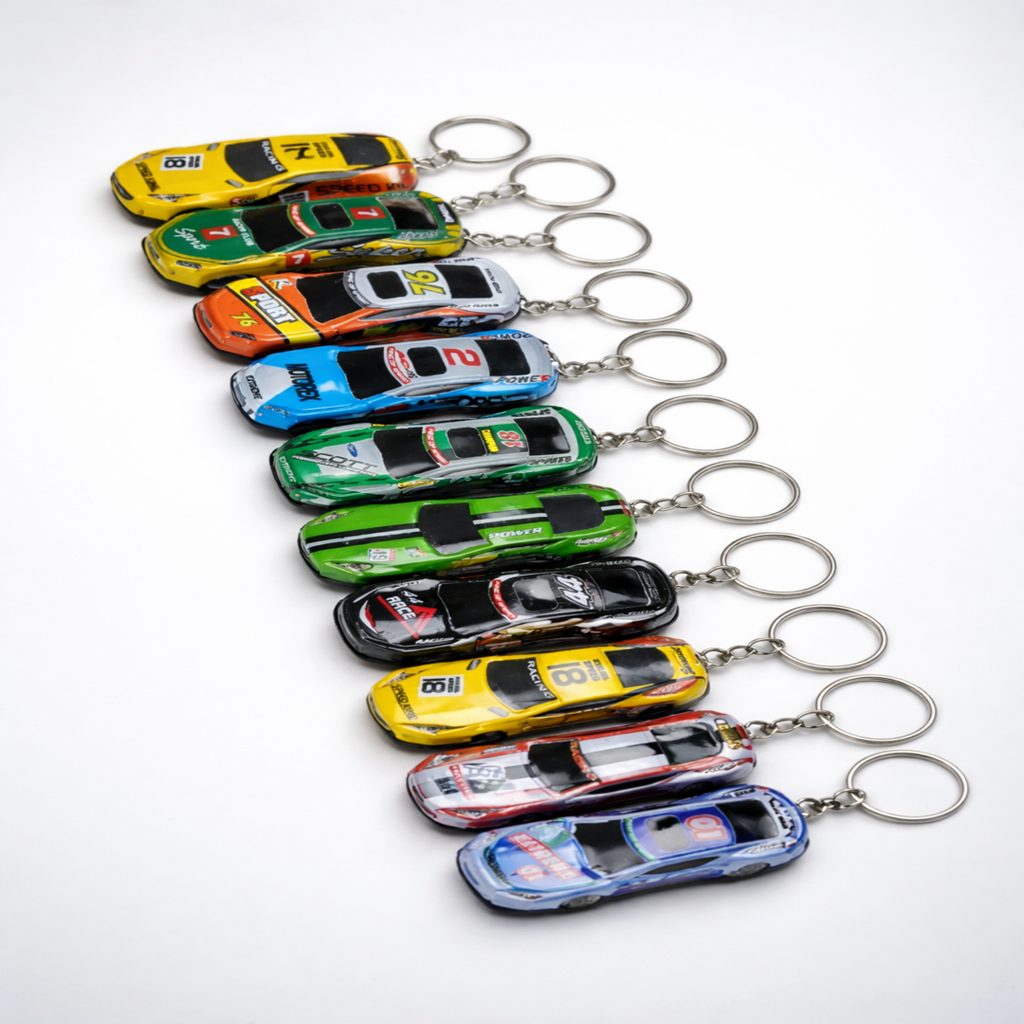 Mini Racing Car Keychain